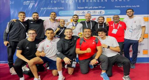 دورة ألعاب البحر المتوسط.. 4 ذهبيات.. وميداليات في رفع الأثقال